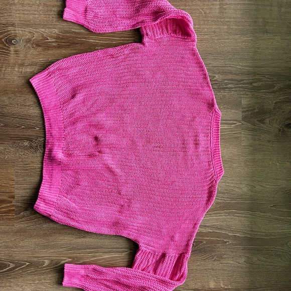 Cute Oversized PINK Pink Sweater - Picture 3 of 3